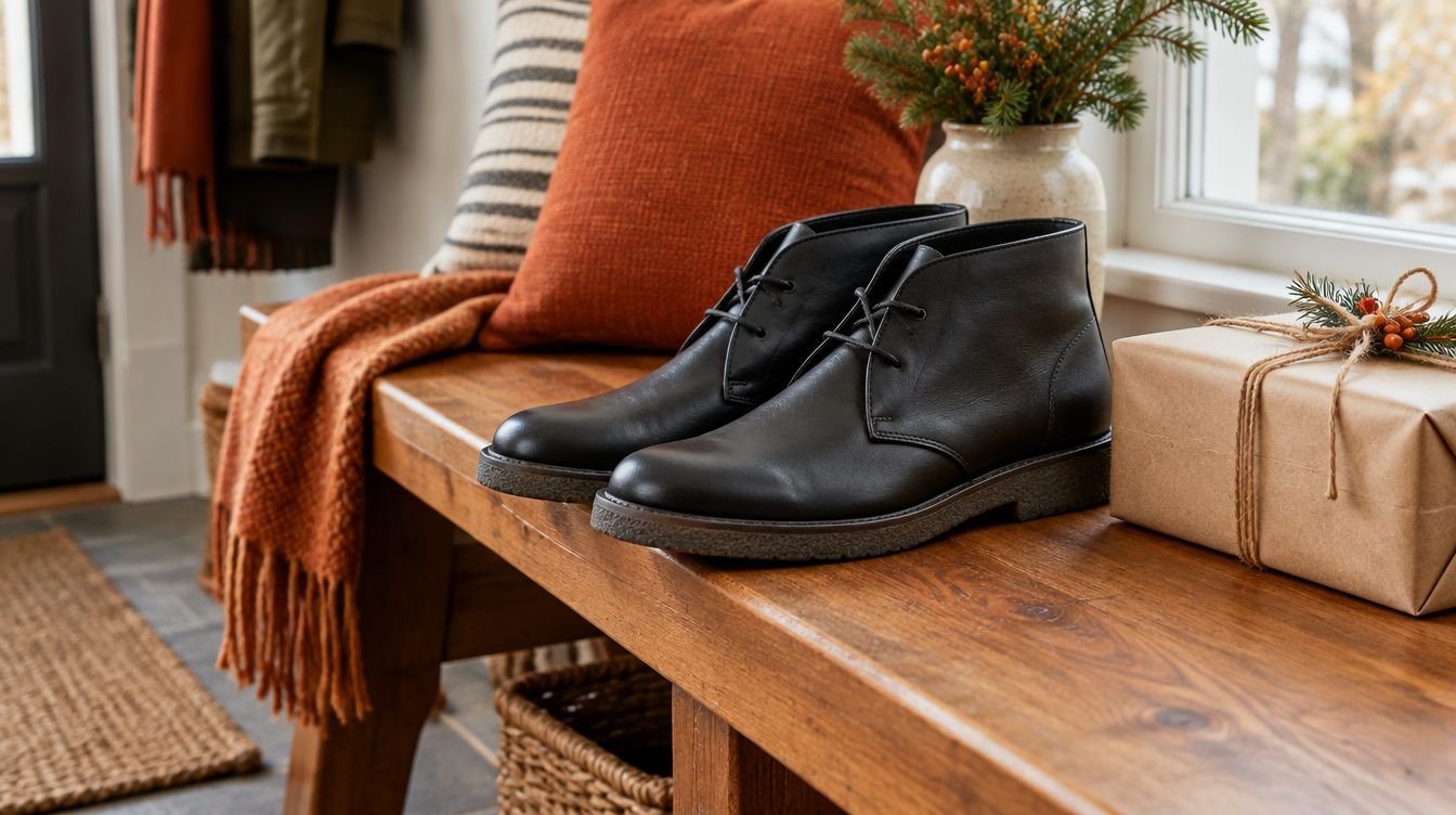 Clarks Shacre Boot: A Classic Leather Chukka Gift for Him